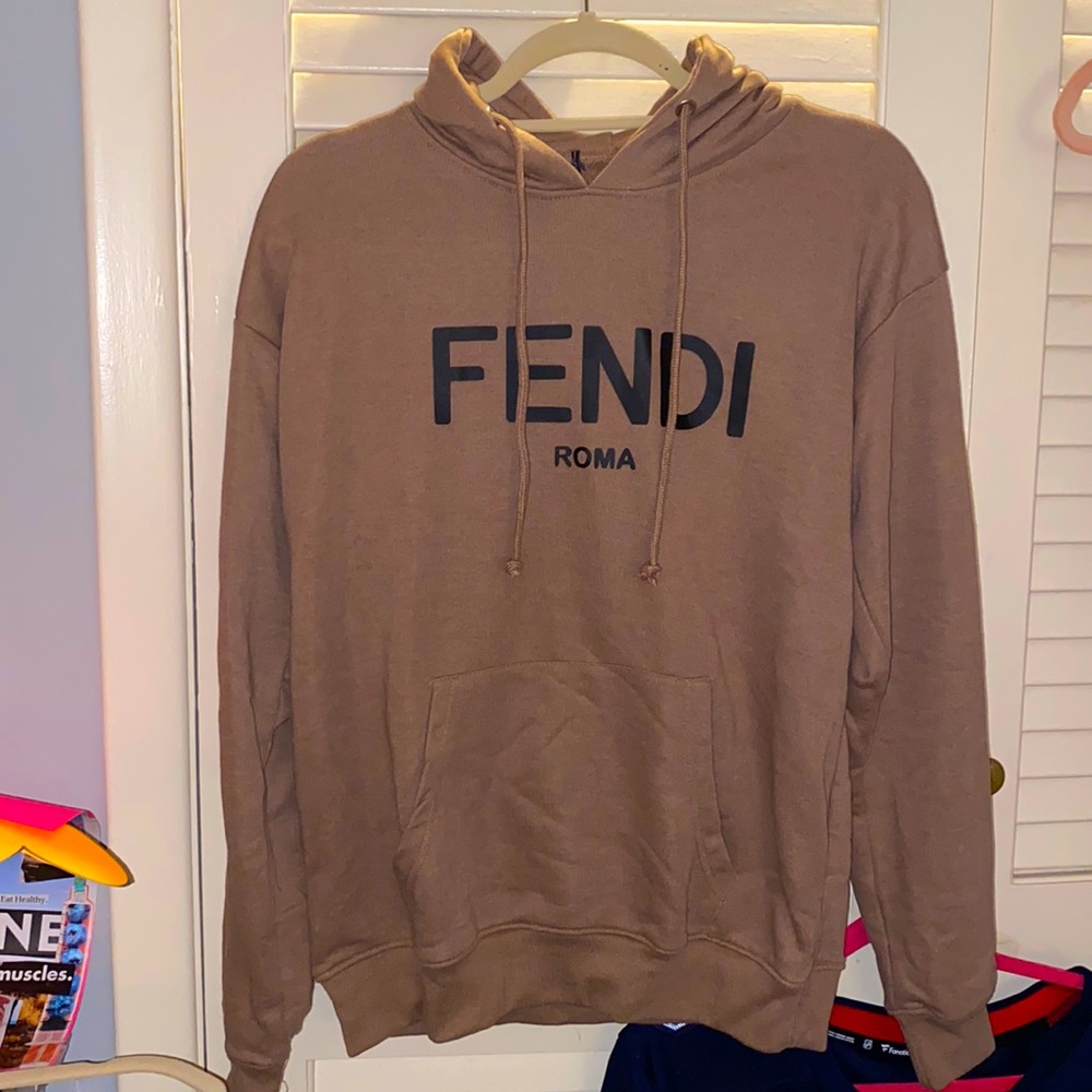 Hoodie chocolate brown